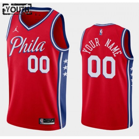 Maillot Basket Philadelphia 76ers Personnalisé 2020-21 Jordan Brand Statement Edition Swingman - Enfant